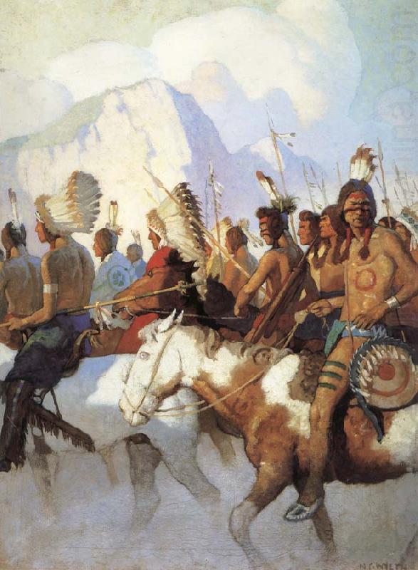 An Indian War Party, NC Wyeth